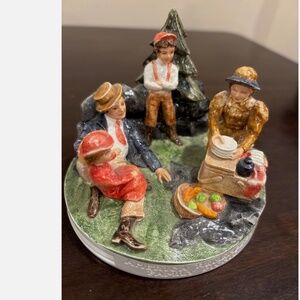 Sebastian miniatures America remembers family picnic collectible